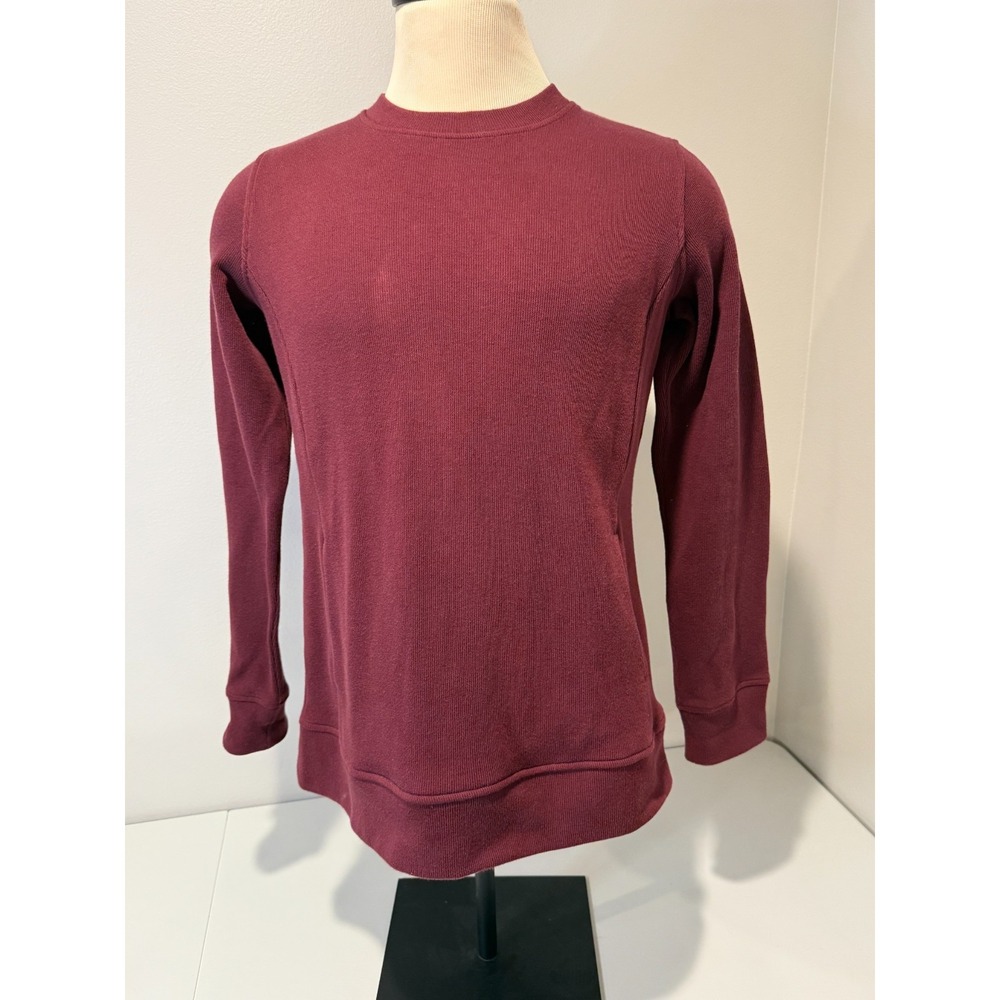 Duluth Trading Co. Sweater Men's Medium Red Pocket Long Sleeve Crewneck Pullover - Picture 1 of 6